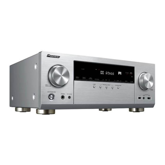 Pioneer VSX-LX305 Mode D'emploi