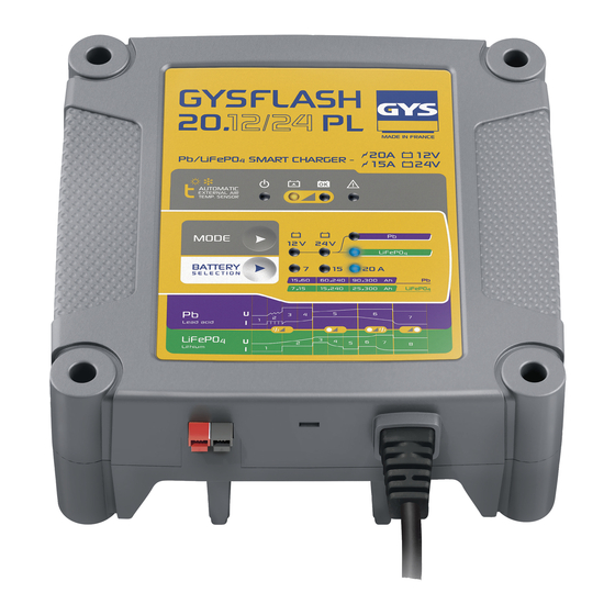 GYS GYSFLASH 20.12/24 PL Mode D'emploi