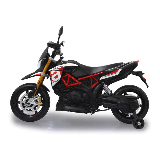 Jamara Germany Kids Aprilia Dorsoduro 900 Mode D'emploi