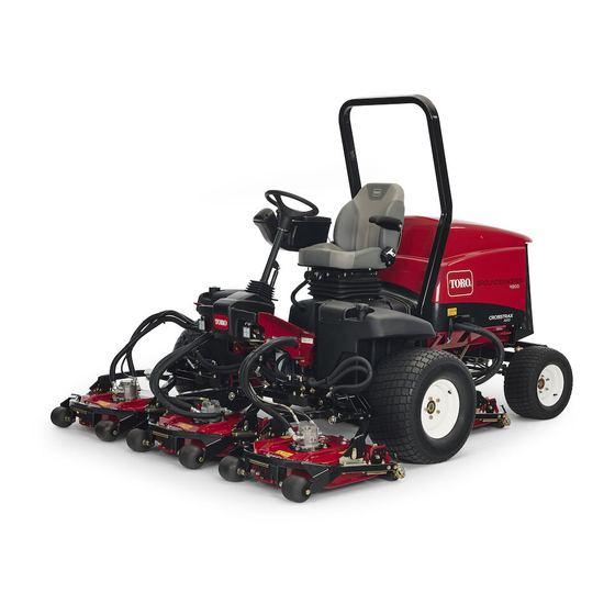 Toro Groundsmaster 4300-D Manuel De L'utilisateur