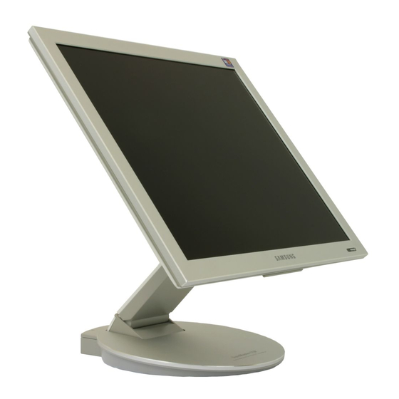 Samsung SyncMaster 173P plus Mode D'emploi