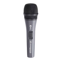 Sennheiser evolution e835S Manuel D'utilisation