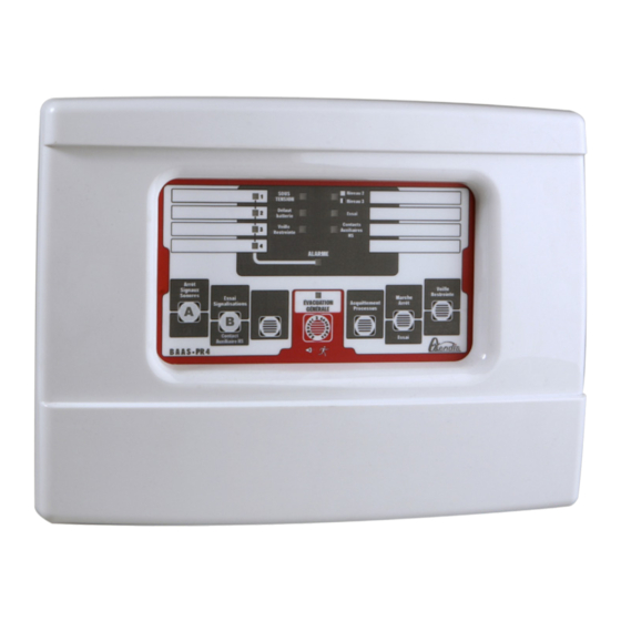 Axendis BAAS Pr-4 Notice D'utilisation