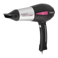 Babyliss PARIS retra-cord expert 2000W Mode D'emploi