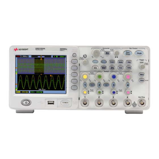 Keysight 1000 Série Guide D'utilisation