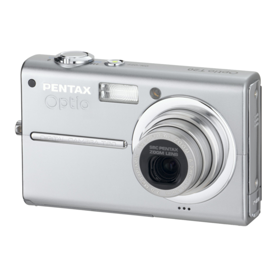 Pentax Optio T20 Mode D'emploi