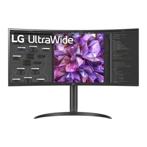 LG 34WQ75C-B Manuel D'utilisation