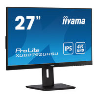 Iiyama ProLite XU2792UHSU Mode D'emploi