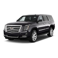 Cadillac Escalade 2015 Manuel D'utilisation