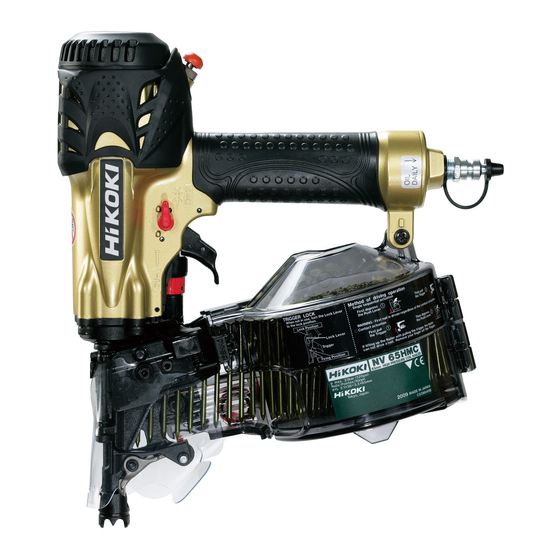 Hitachi Koki NV 65HMC Mode D'emploi