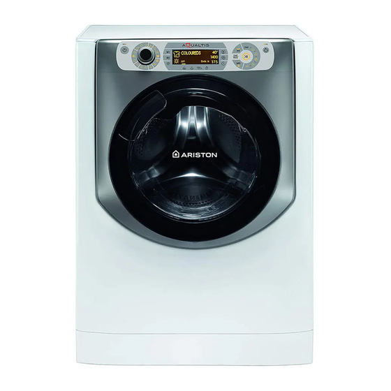 Hotpoint Ariston AQUALTIS AQD1170D 69 Mode D'installation Et D'emploi