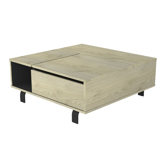 SCIAE RUSH 4405 TABLE BASSE RELEVANTE 18SB2920 Notice De Montage