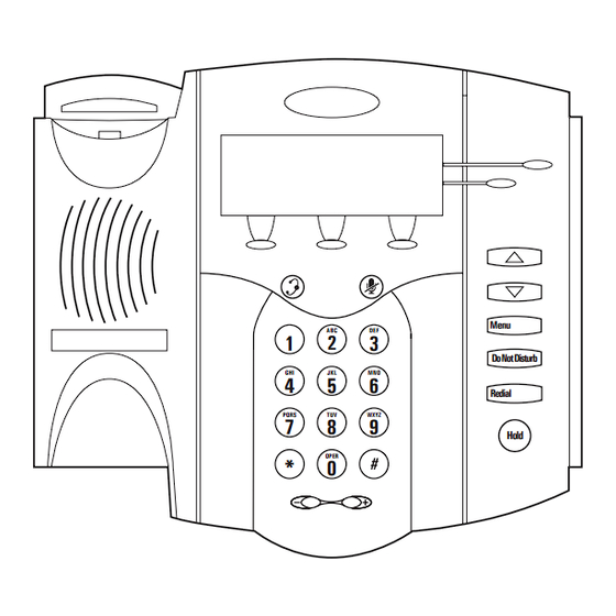 Polycom SoundPoint IP 300 SIP 1.6 Guide De L'utilisateur