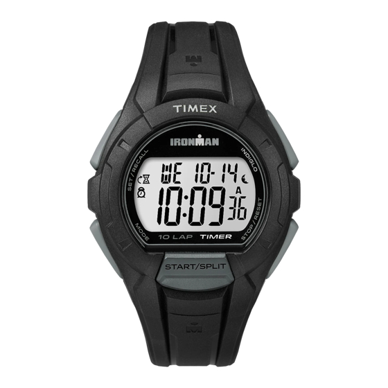 Timex IRONMAN 10 LAP Mode D'emploi