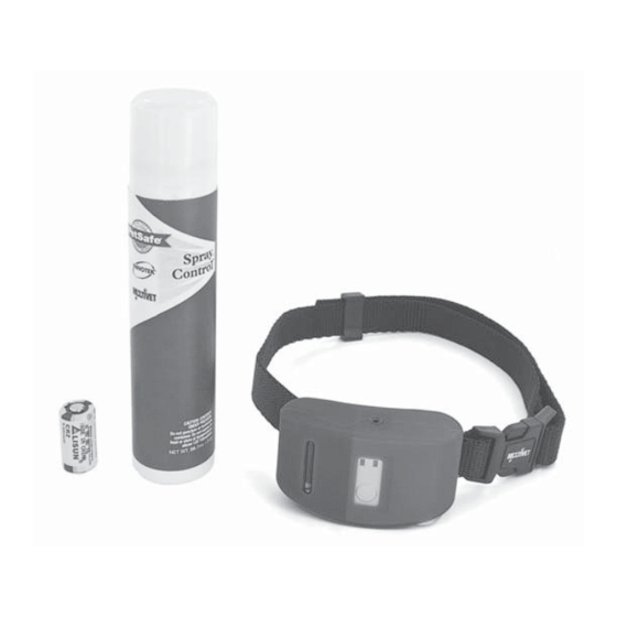 Petsafe Anti-Bark Spray Collar Manuels