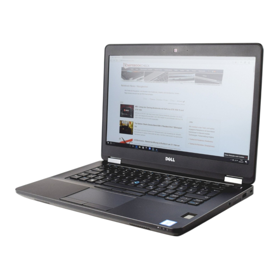 Dell Latitude E5470 Manuel Du Propriétaire