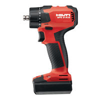 Hilti SFE 2-A12 Notice D'utilisation Originale