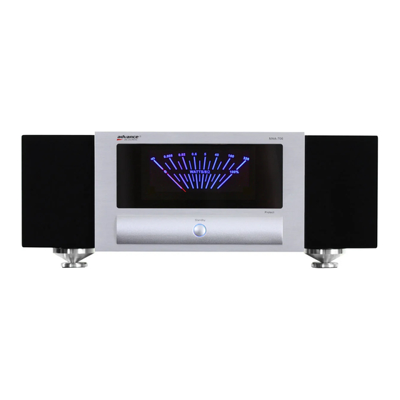 Advance acoustic MAA-706 Guide Rapide