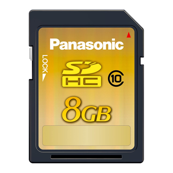 Panasonic RP-SDW32GE1K Mode D'emploi