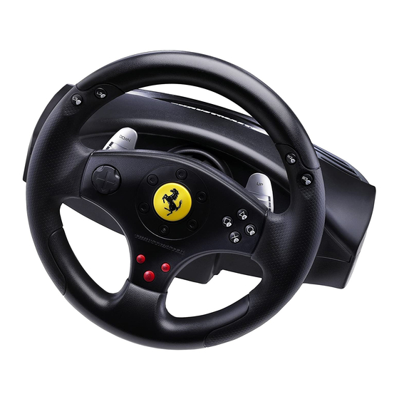 Thrustmaster Ferrari GT Experience Mode D'emploi
