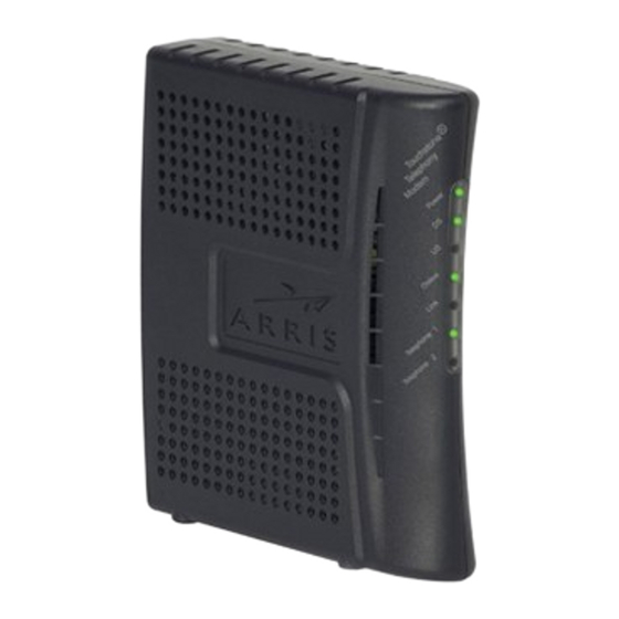 Arris Touchstone TM602A Guide D'installation Rapide