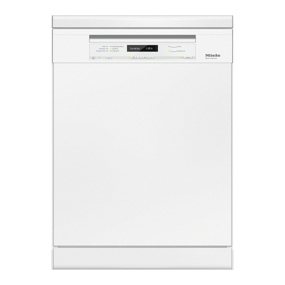 Miele G 6730 Mode D'emploi