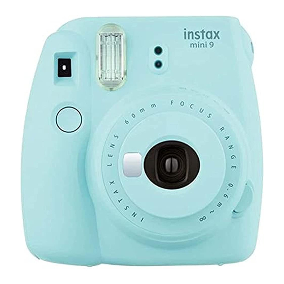 FujiFilm instax mini 9 Mode D'emploi