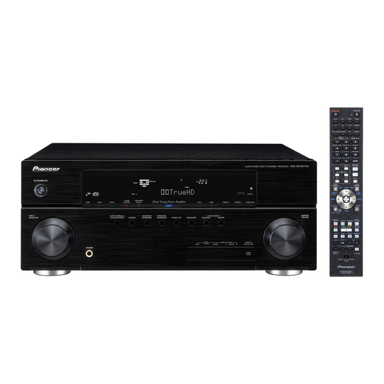 Pioneer VSX-9140TXH Mode D'emploi