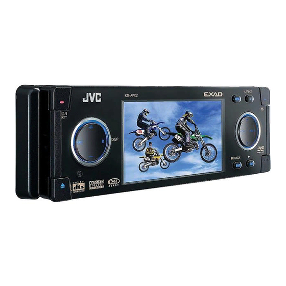 JVC EXAD KD-AVX2 Manuel D'instructions