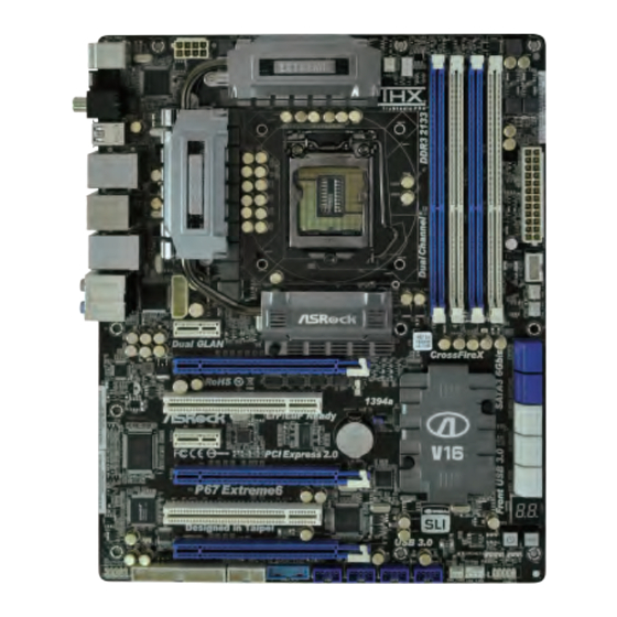 ASROCK P67 Extreme6 Mode D'emploi