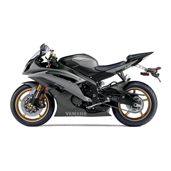 Yamaha YZF-R6 2014 Manuel Du Propriétaire