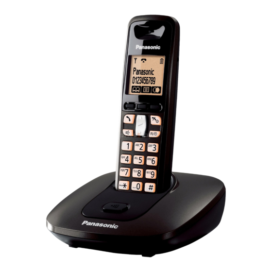 Panasonic KX-TG6411C Manuel D'utilisation