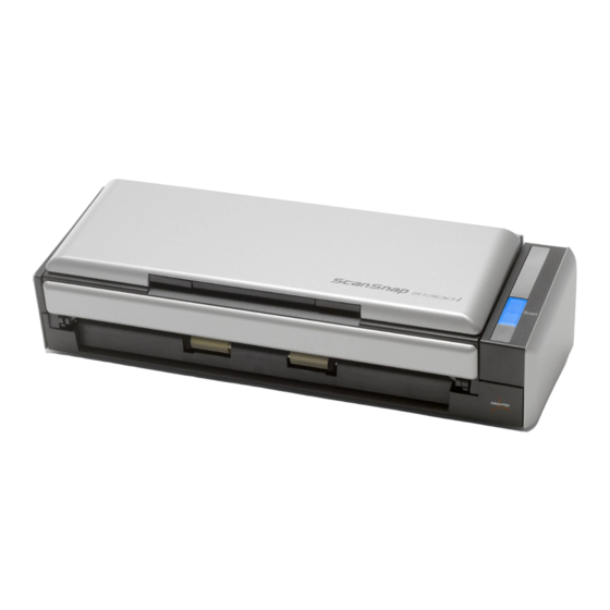 Fujitsu ScanSnap S1300i Mode D'emploi