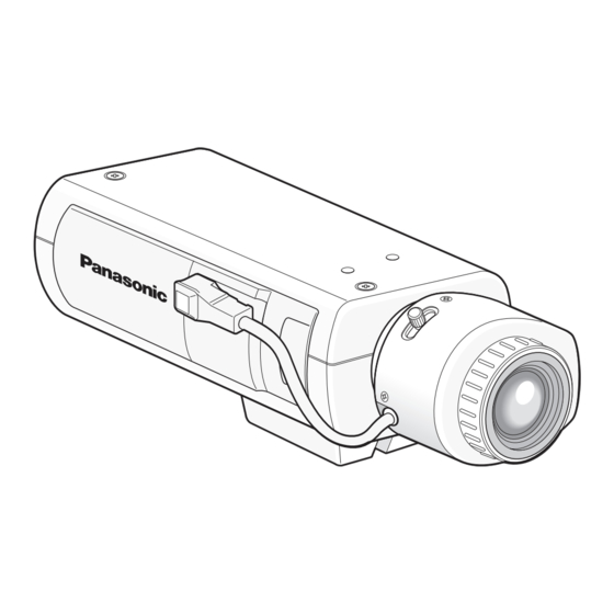 Panasonic WV-CP630 Manuel D'utilisation