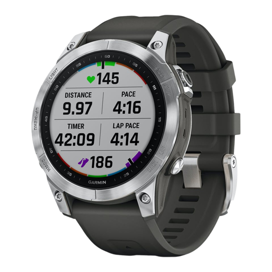 Garmin FENIX 7 Serie Manuel De Demarrage Rapide