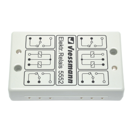 Viessmann 5552 Mode D'emploi