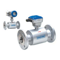 KROHNE UFS 3000 Notice De Montage Et D'utilisation