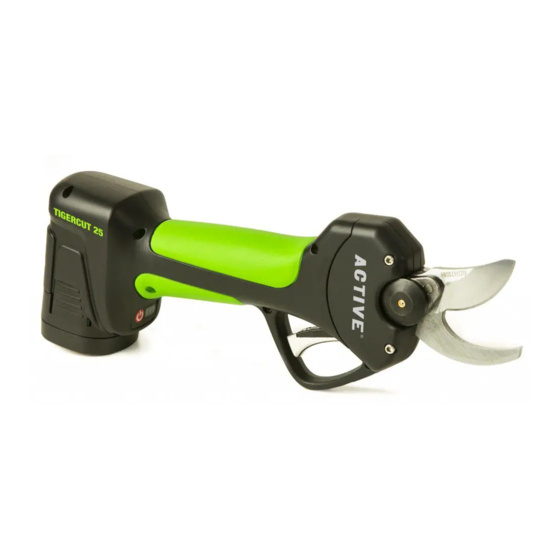 Active TIGERCUT 25 wireless Manuel D'utilisation Et D'entretien