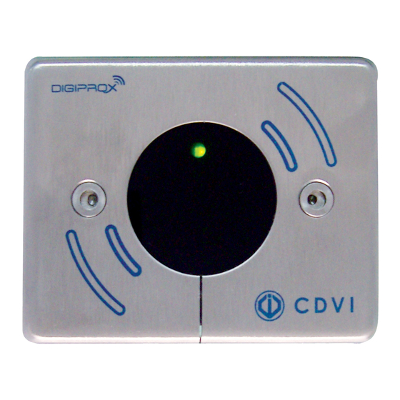 CDVI DGLIMWLC Manuel D'installation