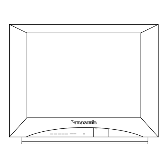 Panasonic CT-20SL14 Manuel D'utilisation