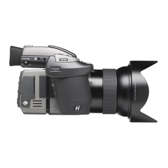 Hasselblad H3D-22 Mode D'emploi