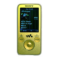 Sony Walkman NWZ-S639F Mode D'emploi