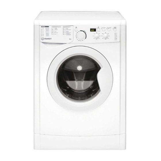 Indesit IWD 6105 Mode D'emploi