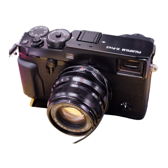 FujiFilm X-Pro2 Manuel Du Propriétaire