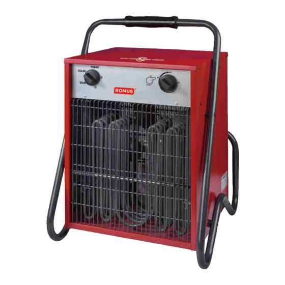 Romus RED-HOT 15 kW Manuels