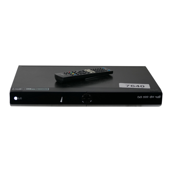 LG RH698H Manuel D'utilisation