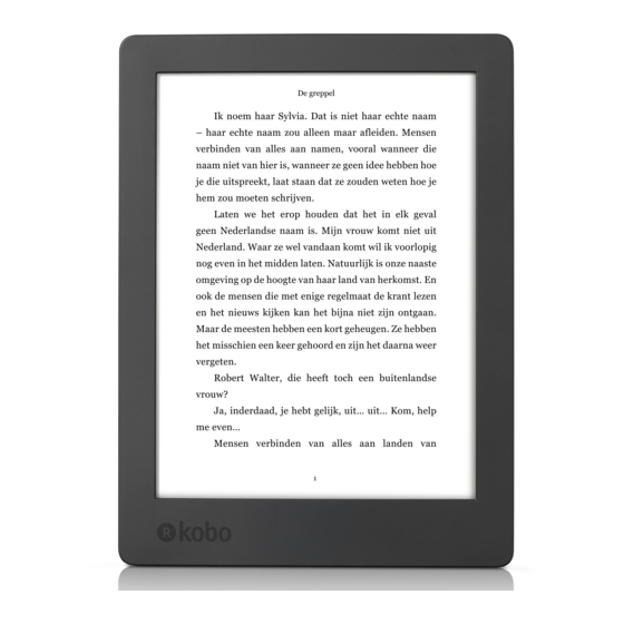 Kobo Aura H2O édition 2 Guide D'utilisation Simplifié