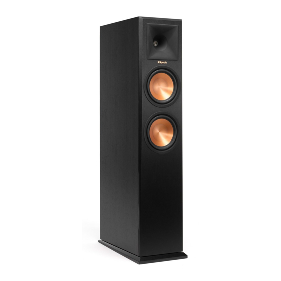 Klipsch REFERENCE PREMIERE RP-280F Mode D'emploi