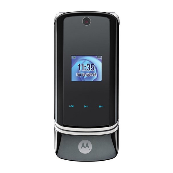 Motorola MOTOKRZR K1m Mode D'emploi