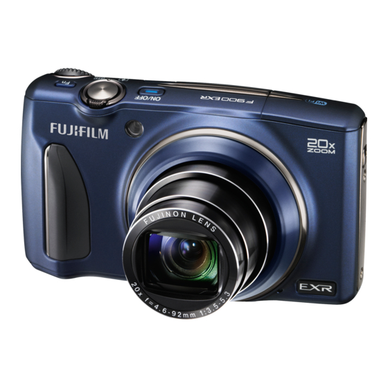 FujiFilm FINEPIX F900EXR Manuel Du Propriétaire